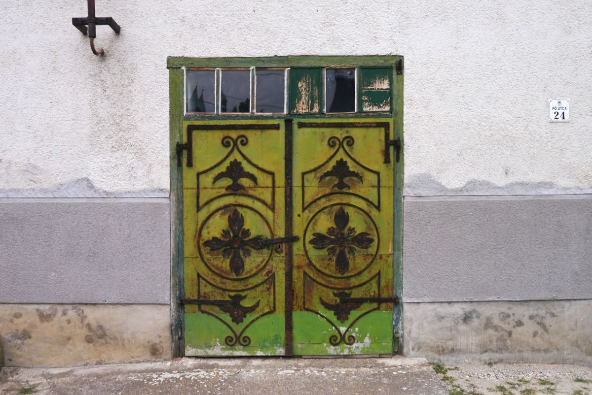 Local door design.