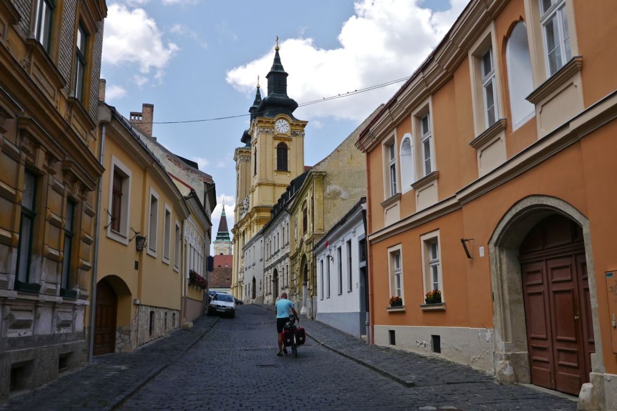 Beautiful old town, Szekesfehervar; Hungary.